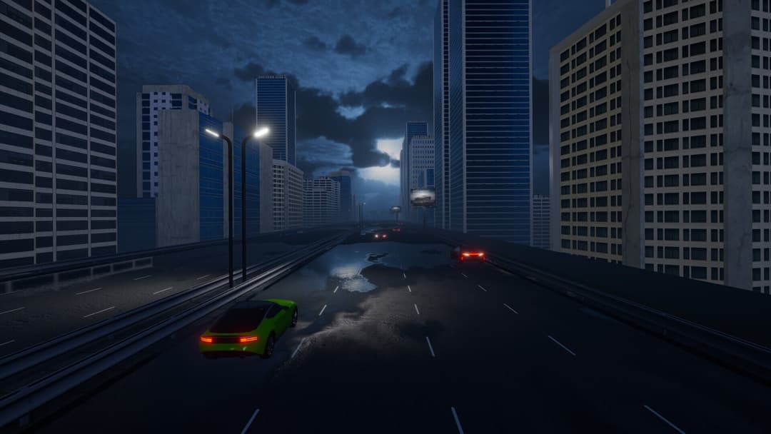 Motorcycle Night Ride