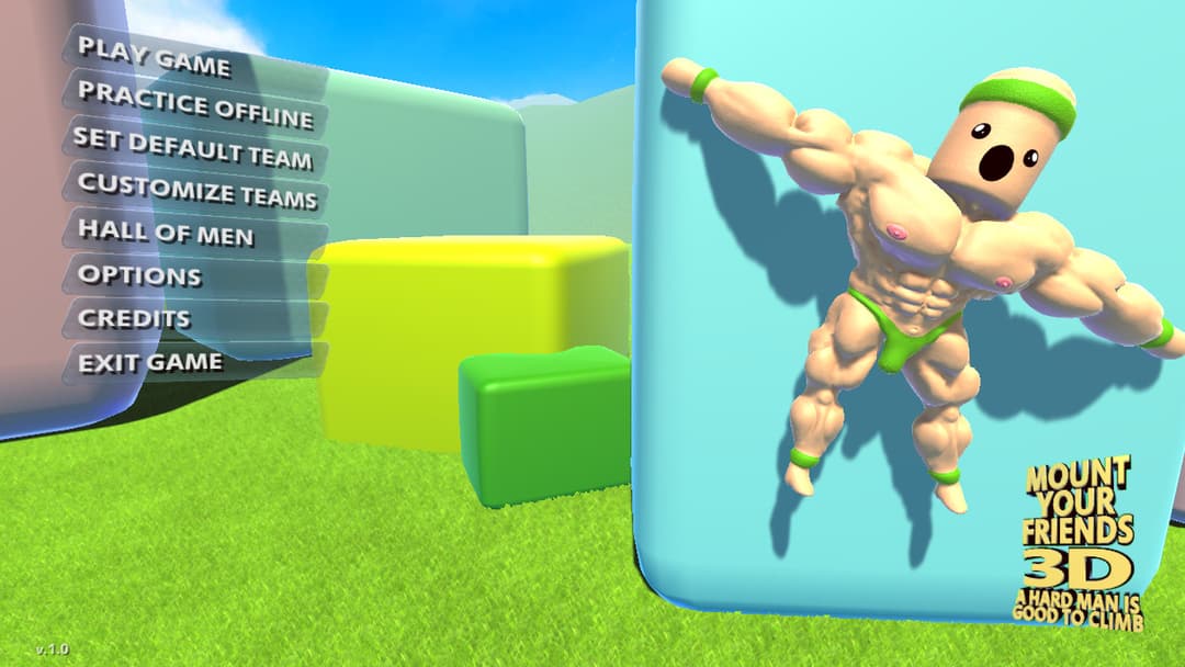 Mount Your Friends 3D: A Hard Man is Good to Climb