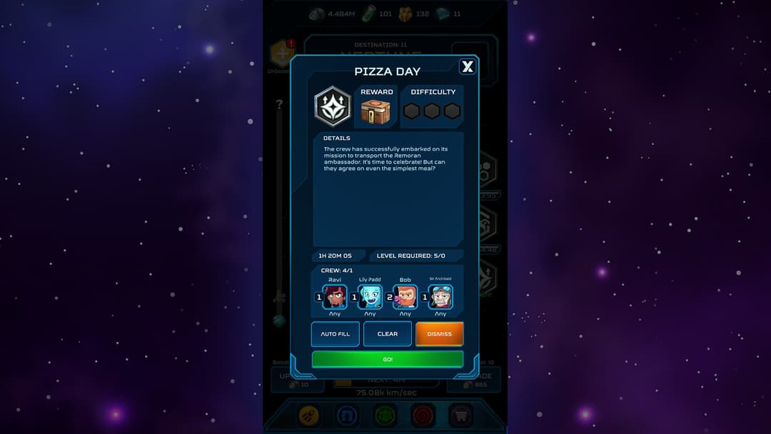 Space Game: Star We There Yet?