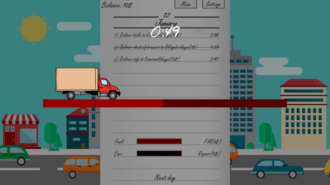 Delivery man simulator