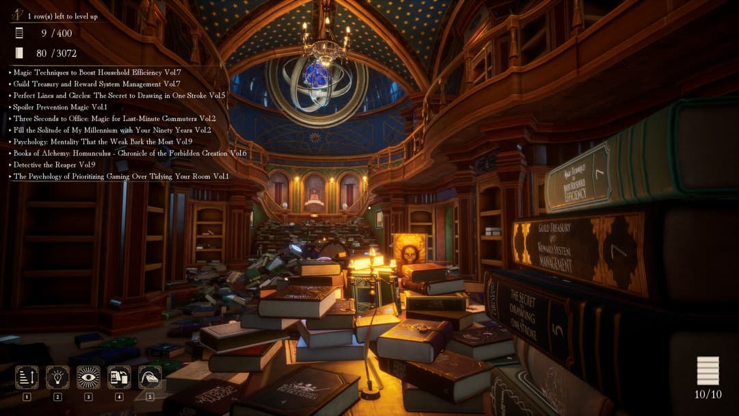 Librarian: Tidy Up the Arcane Library!