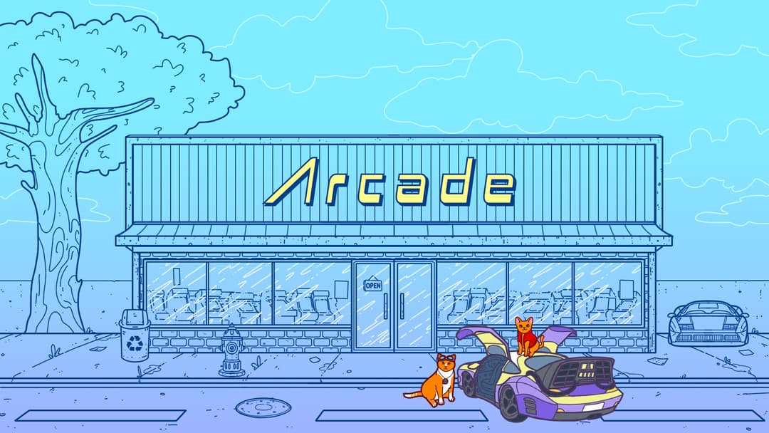 An Arcade Full of Cats