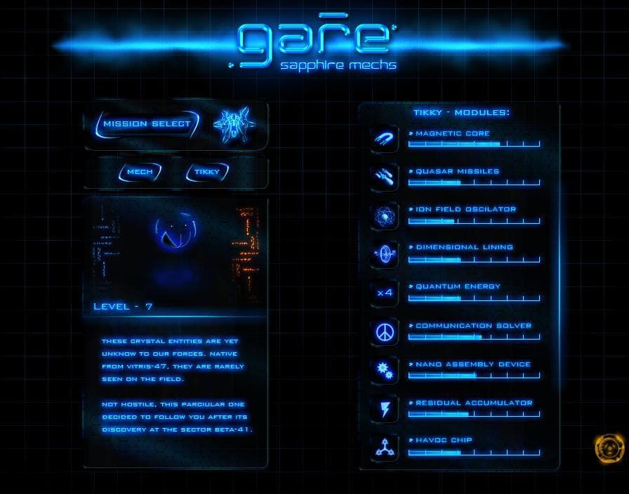 Gare Sapphire Mechs