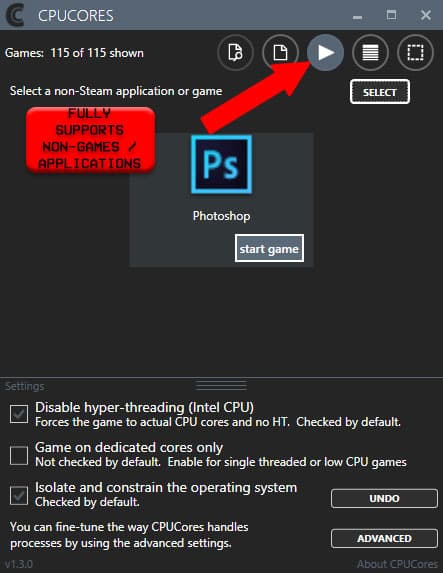 CPUCores :: Maximize Your FPS