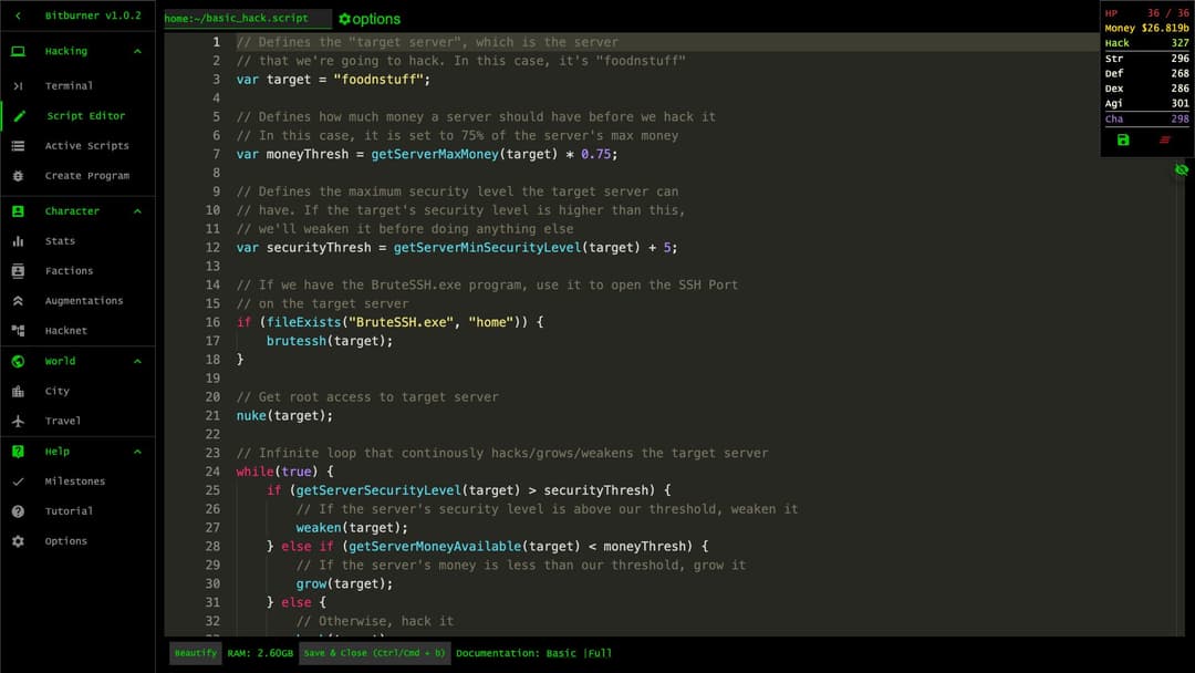 Bitburner