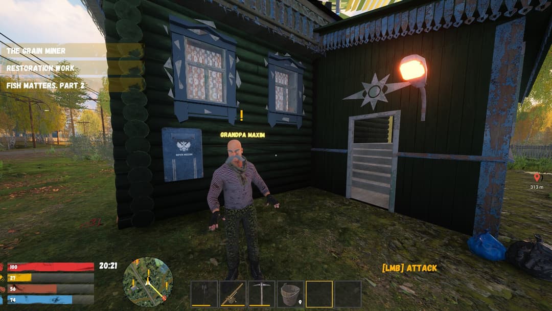 Russian Village Simulator on Mars