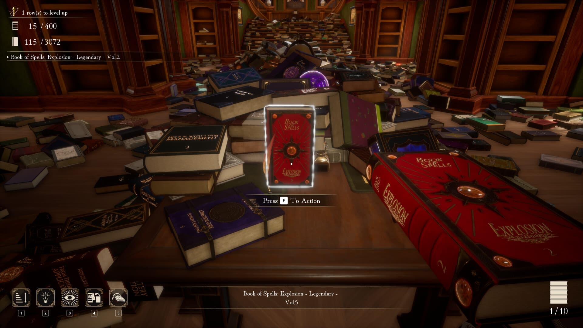 Librarian: Tidy Up the Arcane Library!