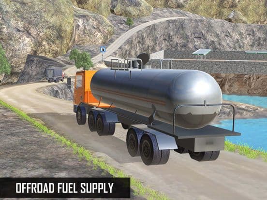 Oil Tanker Supply Truck - Offroad Fuel Transporter