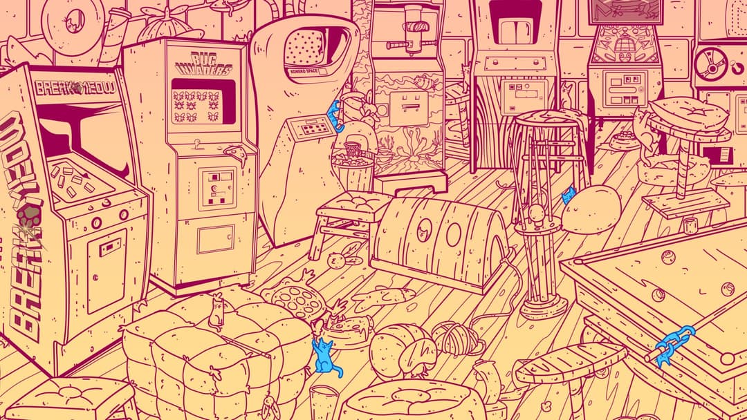 An Arcade Full of Cats