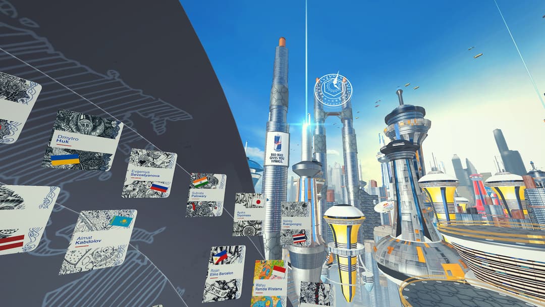 Red Bull Doodle Art - Global VR Gallery