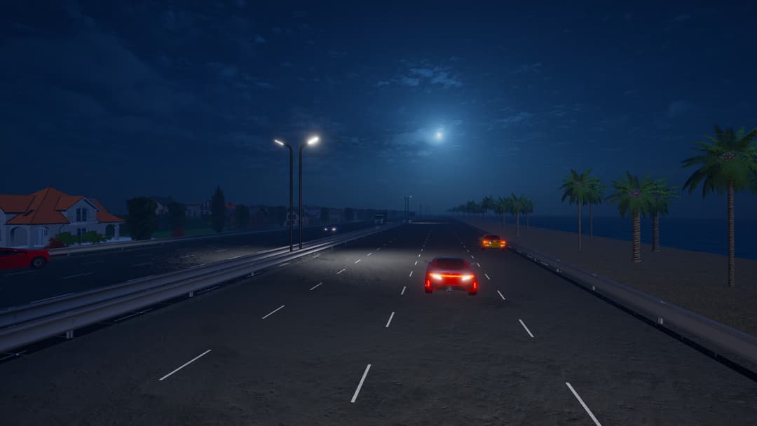 Motorcycle Night Ride