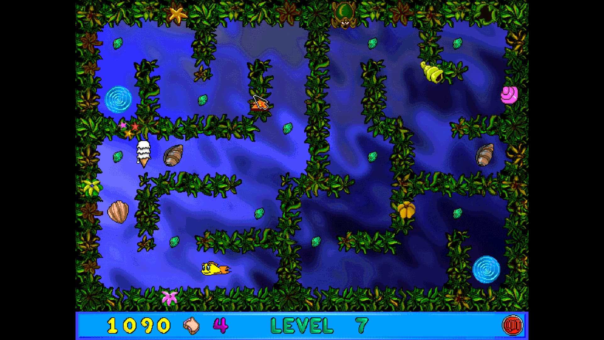 Freddi Fish and Luther's Maze Madness