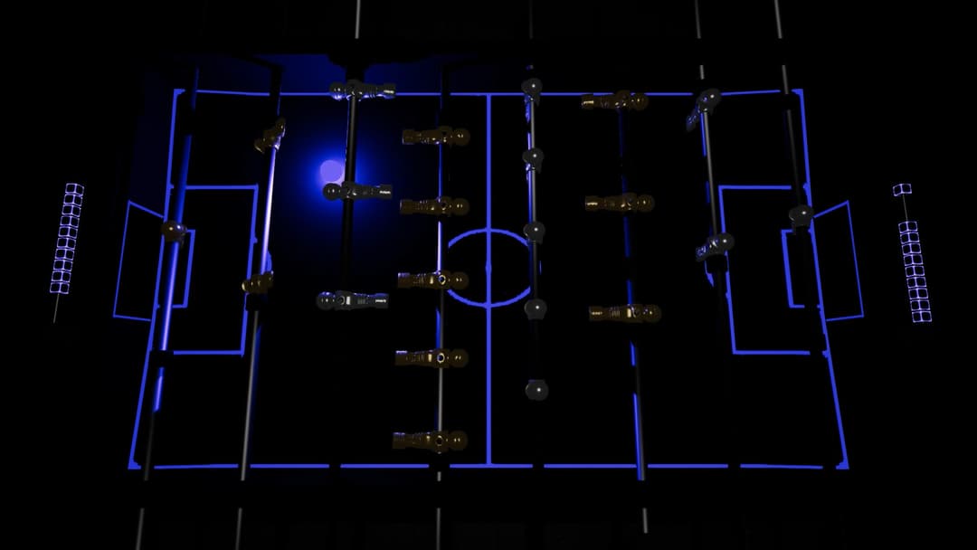 Virtual Foosball