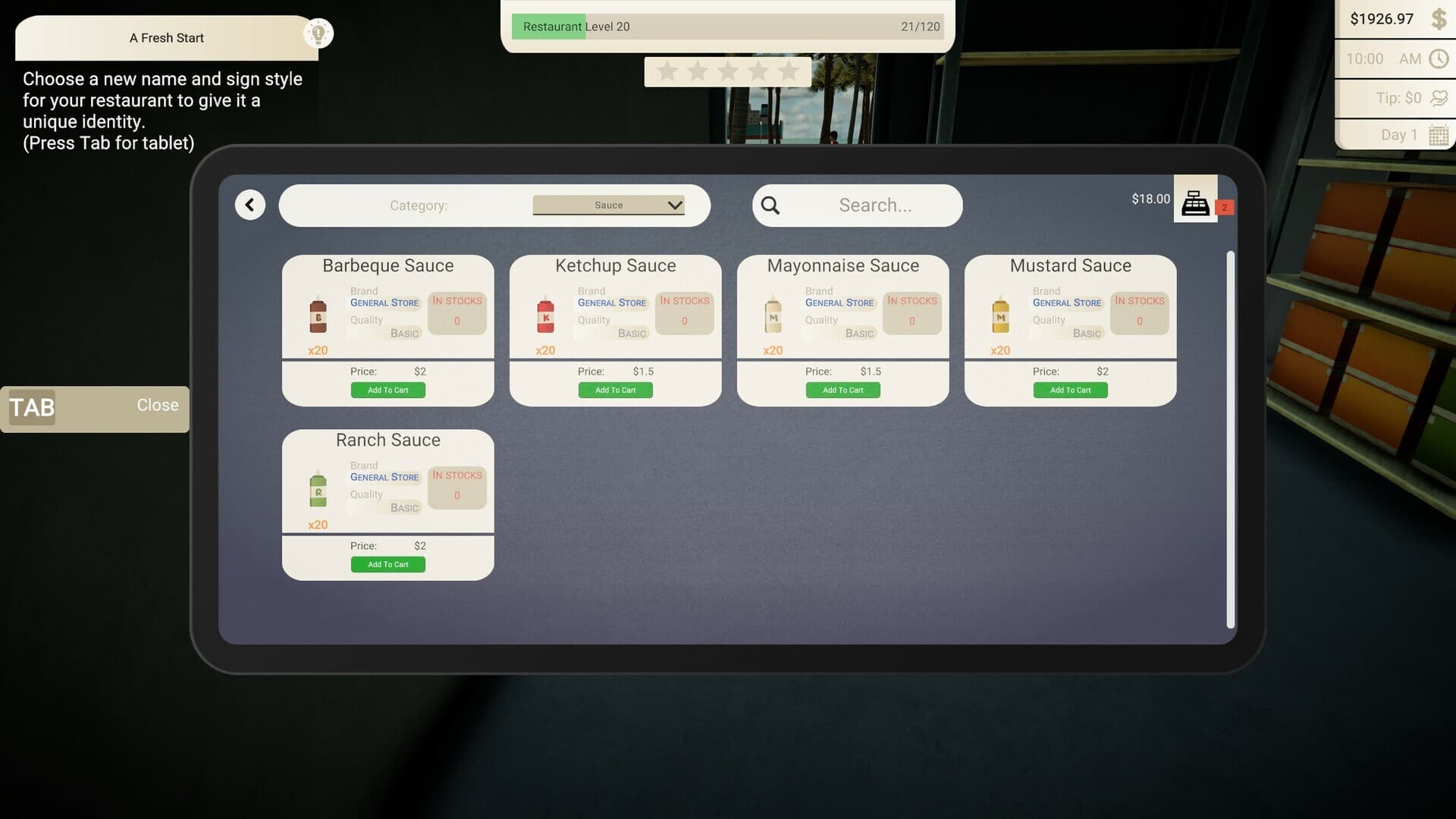Restaurant Owner: A Restaurant Simulator