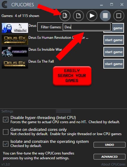 CPUCores :: Maximize Your FPS